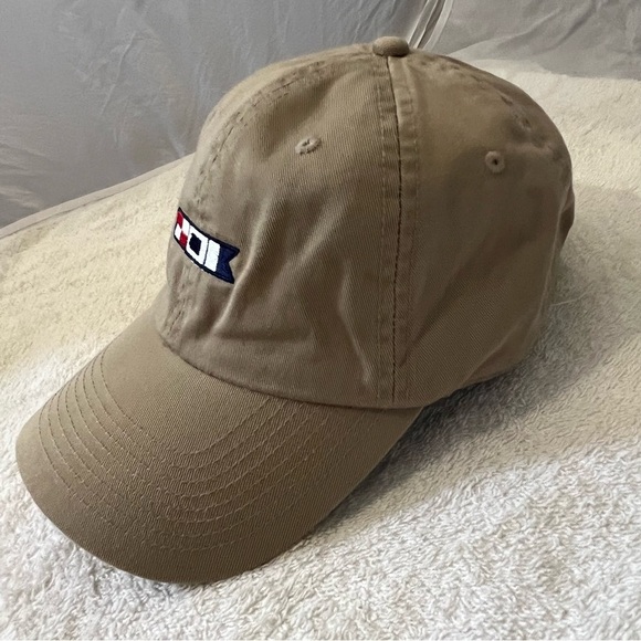 Cape Cod Nautical Flag Adjustable Khaki Cotton Yachting Cap - Picture 10 of 14